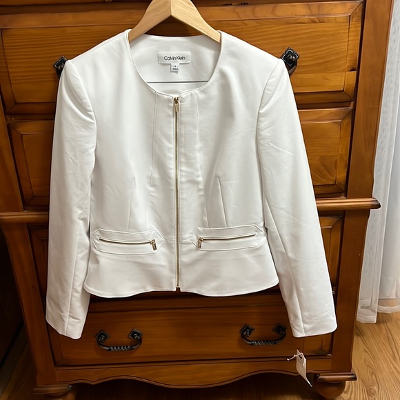 Women’s lined white dressy jacket - Picture 1 of 2